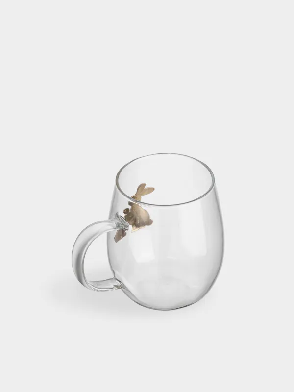 Саптыаяқ, 520 мл, шыны Б/металл, Қояндар, Lux elements, image-2