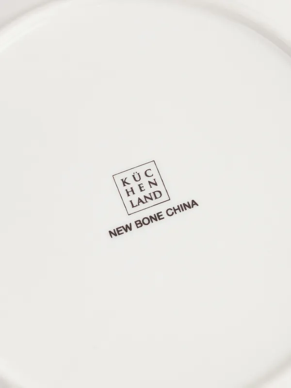 Тарелка закусочная, 21 см, фарфор N, бело-золотистая, Кинцуги, Revival, image-5