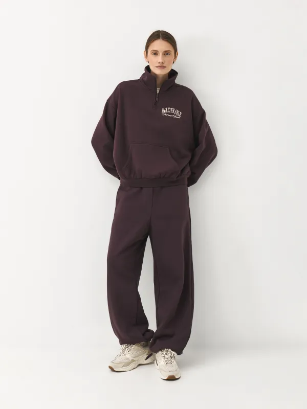 Әйелдер шалбары, өлшемі XS, мақта/полиэстер, қою қызыл, Leonie, image-0