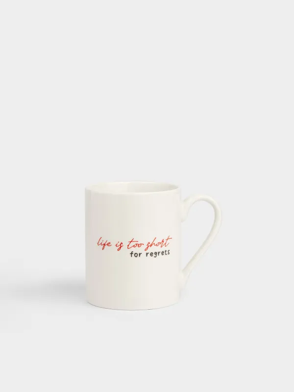 Кружка, 330 мл, No regrets, Scroll, image-0