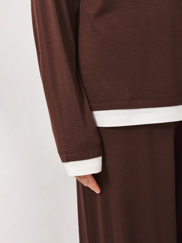 Брюки домашние, коричневые, Braith, image-2