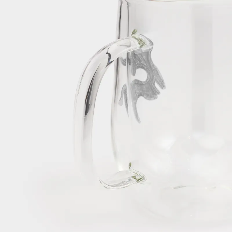 Саптыаяқ, 350 мл, металлдан жасалған шыны, күміс, Торпақ, Air zodiac, image-2