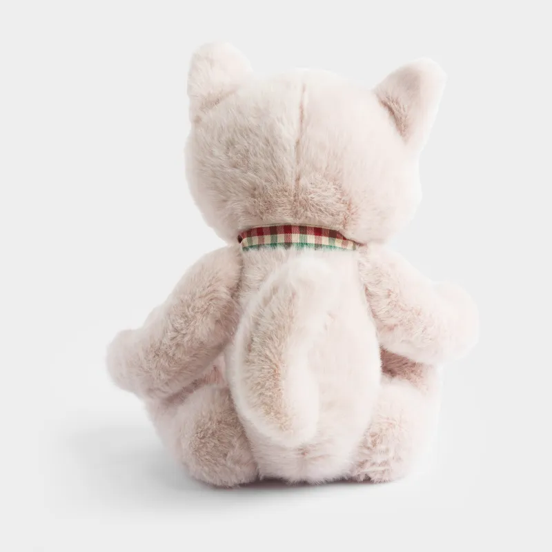 Ойыншық, 35 см, жұмсақ, қозғалмалы аяқтары бар, полиэстер, сарғылт-қоңыр, Мысық, Cat, image-3