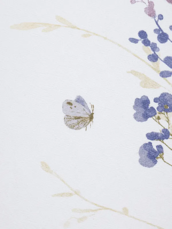 Асүйлік сүлгі, 40х60 см, мақта, сүт түстес, Көктемгі гүлдер, Meadow, image-2