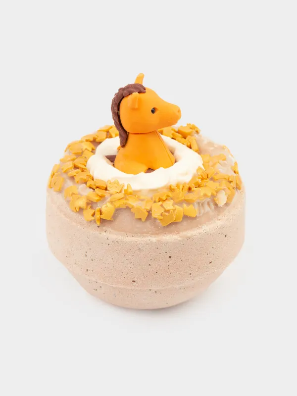 Бомбочка для ванны, с игрушкой, Имбирный пряник, Horse spa, image-3