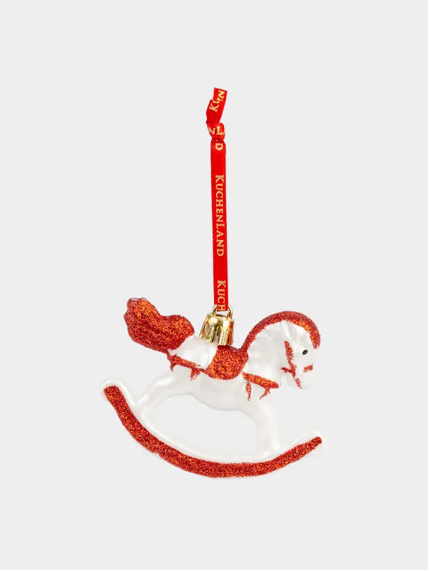 Шырша ойыншығы, 8, пластик, жылтырақтары бар, шампан, Жылқы, Figure sparkle, image-1