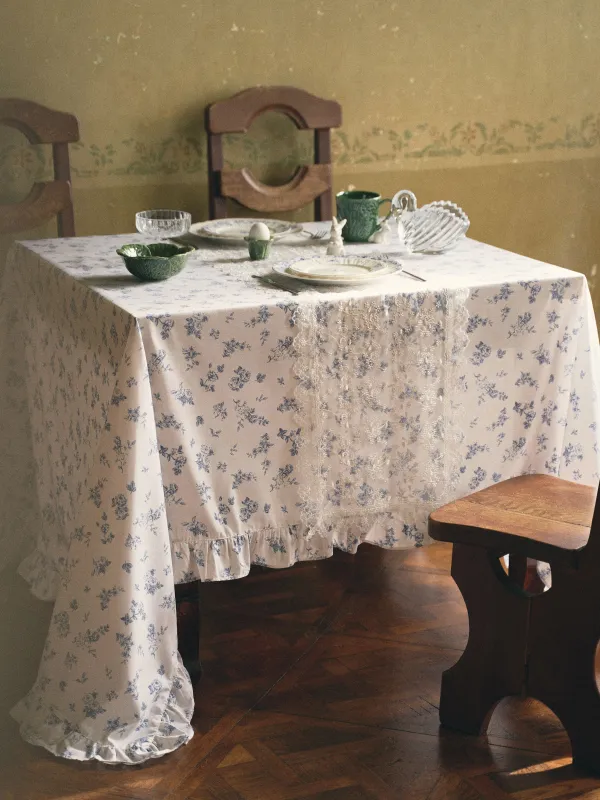 Үстел төсеніші, 40х160 см, шілтерлі, полиэстер, ақ, Шілтерлі гүлдер, Flowers lace, image-7