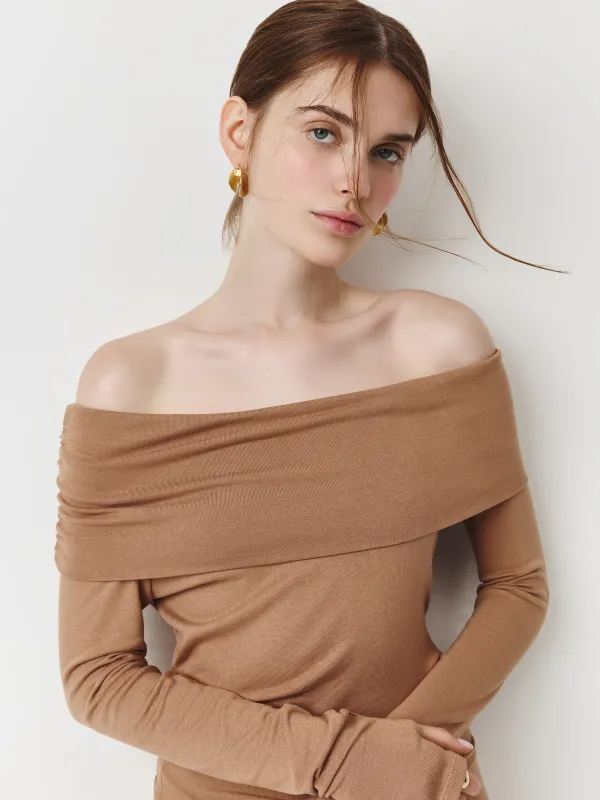 Лонгслив с вырезом для пальца, Erica, image-0