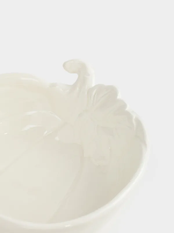 Блюдо глубокое, 18х6 см, Тыква с листом, Golden glow, image-1