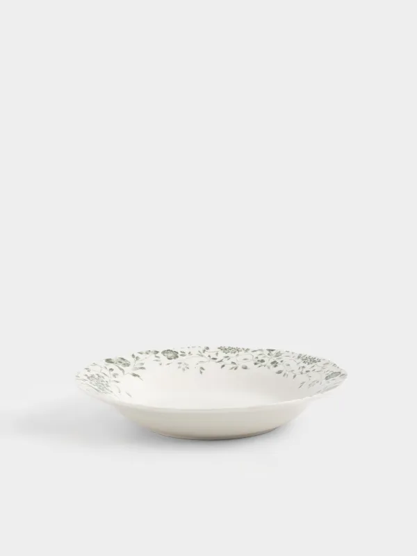 Сервиз обеденный, 6 перс, 18 пр, фарфор P, белый, Зеленые розы, Green rose, image-3