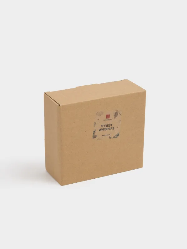 Салат ыдысы, 15х6 см, мл, керамика, жасыл, Шырша бұтағындағы шырша бүршіктері, Forest whispers, image-5