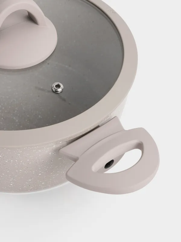 Набор посуды, 4 пр, с покрытием, алюминий, серый, Ginelli, image-6