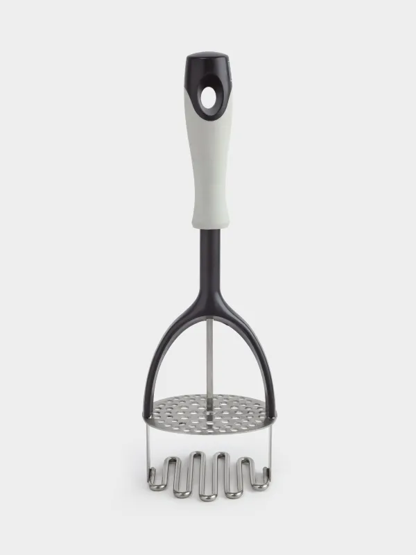 Пресс для пюре, 28 см, сталь/пластик, серый, Grinding, image-0