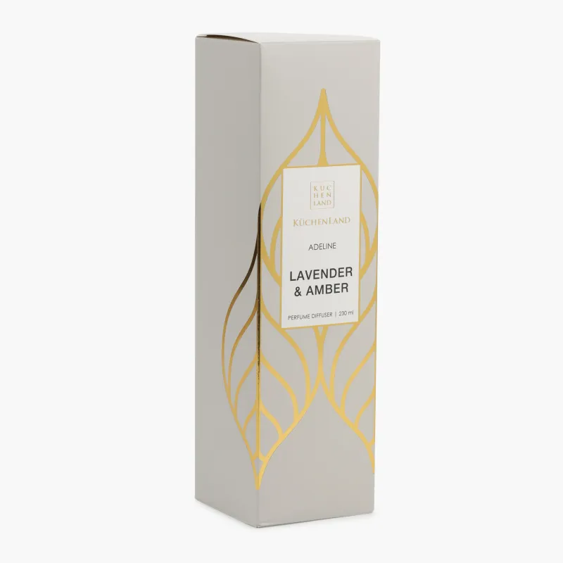 Хош иісті диффузор, 230 мл, ақ, Lavender and Amber, Adeline, image-3