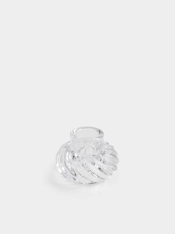 Подсвечник, 6x5 см, для тонкой свечи, стекло, Lombardy R, image-1