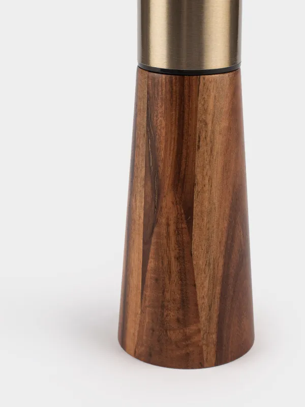 Дәмдеуіштерге арналған диірмен, 19 см, механикалық, ағаш/болат, Noble tree, image-2