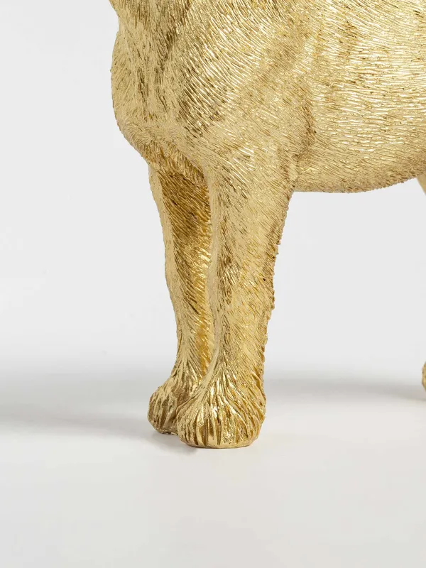 Мүсінше, 17х16 см, полирезин, алтын, Жылқы, Horse gold, image-3