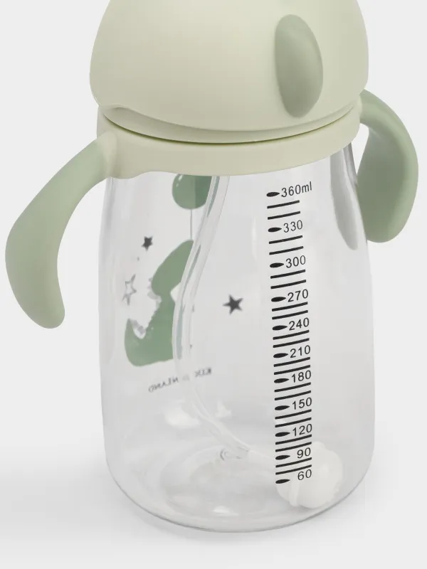 Бутылка-поильник, детская, 360 мл, тритан, зеленая, Динозаврик, Dino, image-1