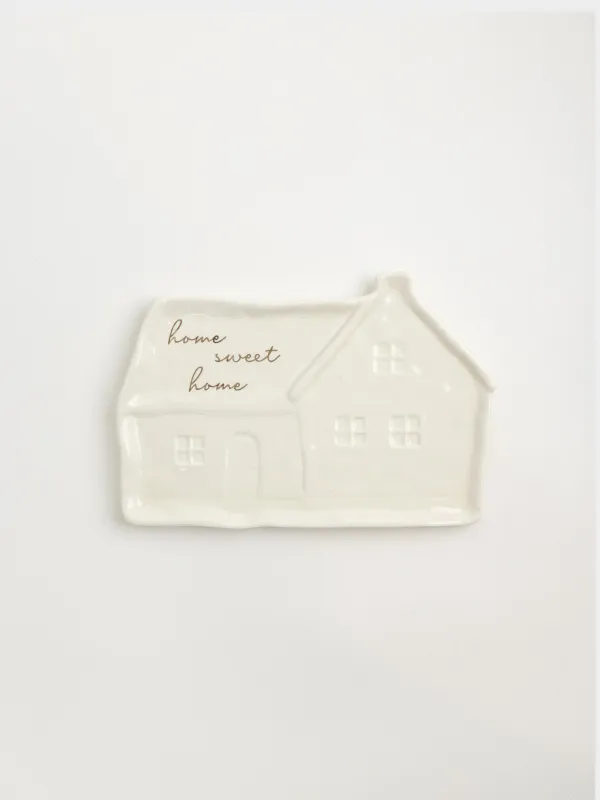 Блюдо, 22х15 см, Дом, Snow sparks, image-0