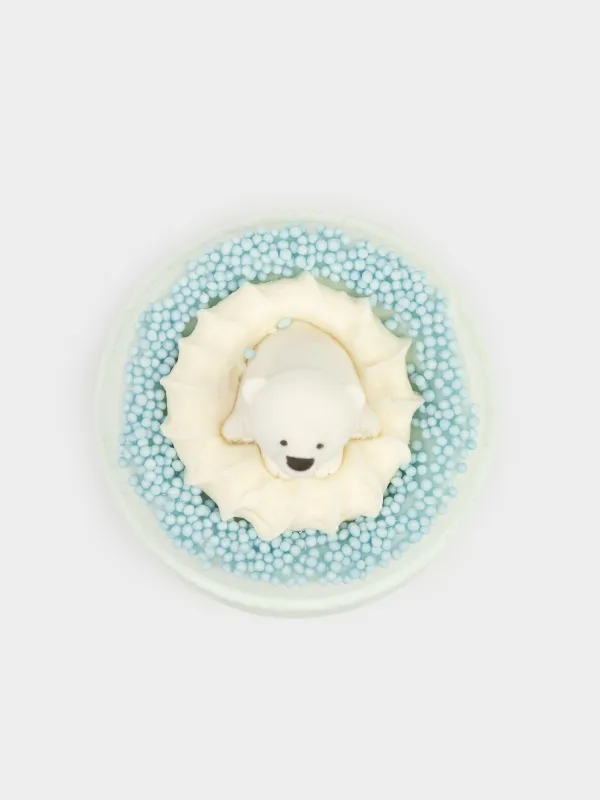 Бомбочка для ванны, с игрушкой, Ежевика, White bear, image-1