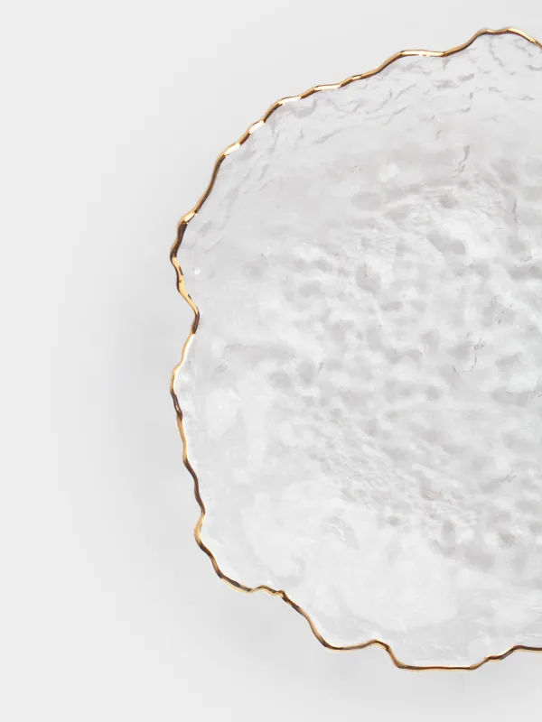 Блюдо, 25 см, с золотистым кантом, Nautilus gold, image-3