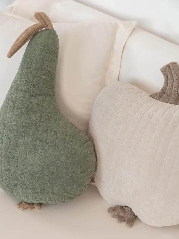 Сәндік жастық, 45x54 см, букле, бежевый, алма , Boucle figure, image-2