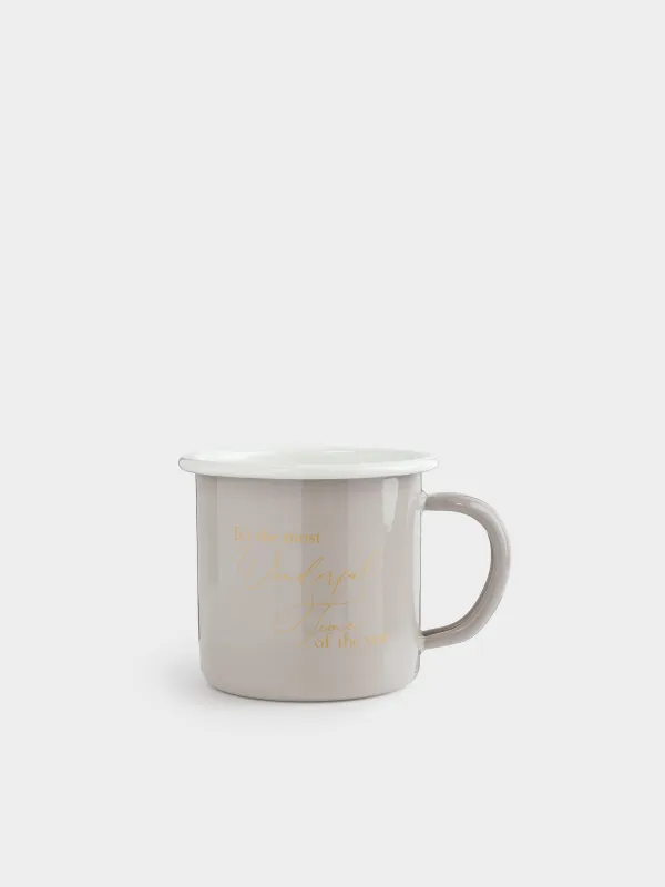 Кружка, 360 мл, Wonderful Time, Autumn enamel, image-0