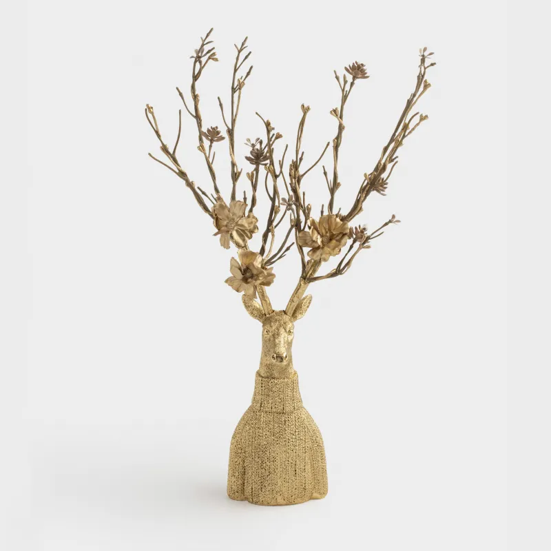 Мүсінше, 40 см, полирезин, қоңыр, Свитер киген бұғы, Deer