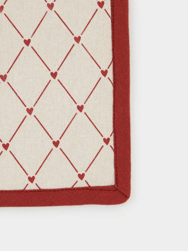 Прихватка, бежевая, Heart kitchen, image-3