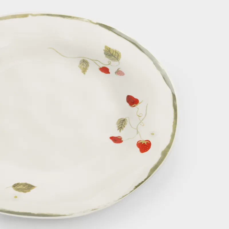 Тарелка закусочная, 23 см, Земляника, Strawberry crumple, image-2