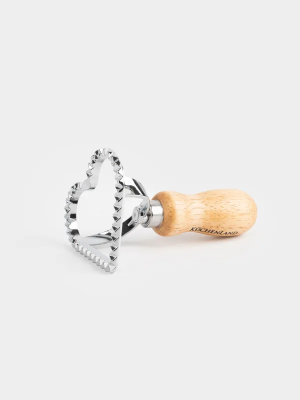 Форма для печенья/пирожков, 11 см, сталь/дерево, Сердце, Wood kitchen, image-4