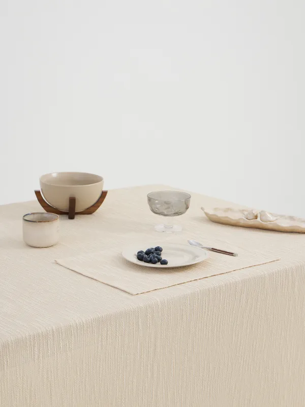 Салфетка под приборы, 30х45 см, из хлопока, Рогожка, Gunny lurex, image-1