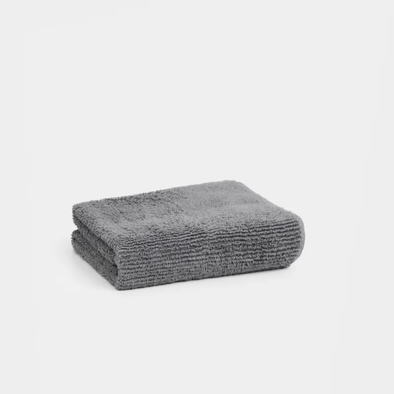 Полотенце, 50х90 см, хлопок, темно-серое, Terry cotton