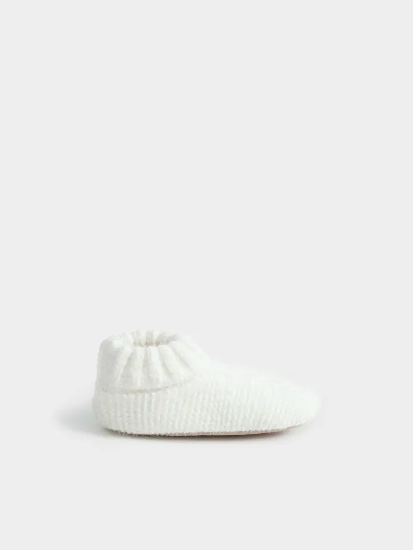 Тапочки-носки женские, шенилл/шерпа, Knitted soft, image-0