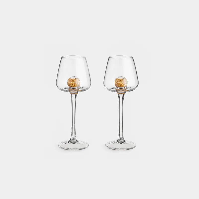 Рөмке, 50 мл, 2 дана, кристалды шыны, Кәріптас шар, Sorento