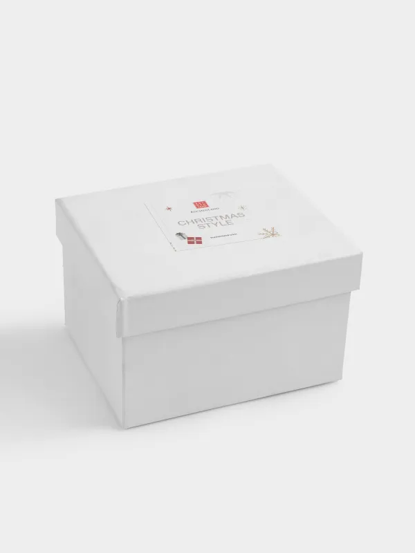 Қобдиша, 10х6 см, металл, жасыл, Жұлдызы бар шырша, Christmas style, image-4