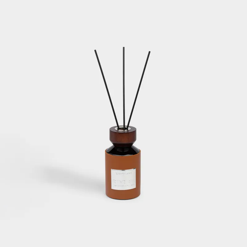 Ароматический диффузор, 200 мл, искусственная кожа, коричневый, Lavender & Cedar, Reverie