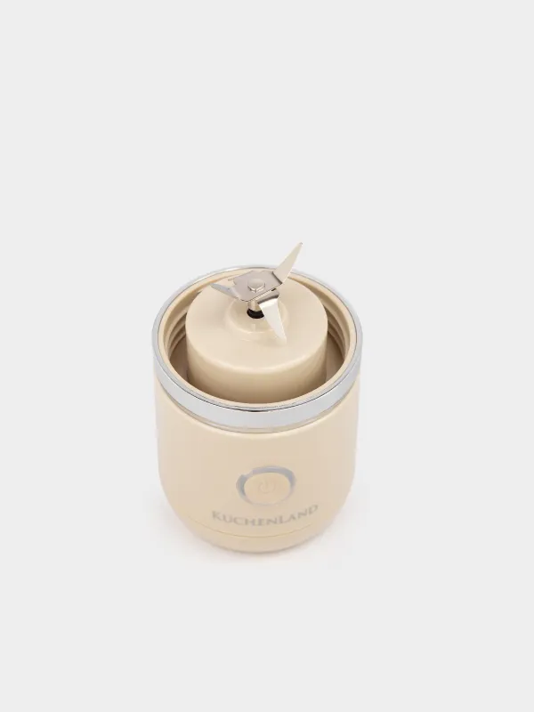 Блендер персональный, 380 мл, 67 Вт, портативный, заряжаемый, стекло/пластик, мокко, Handy, image-8