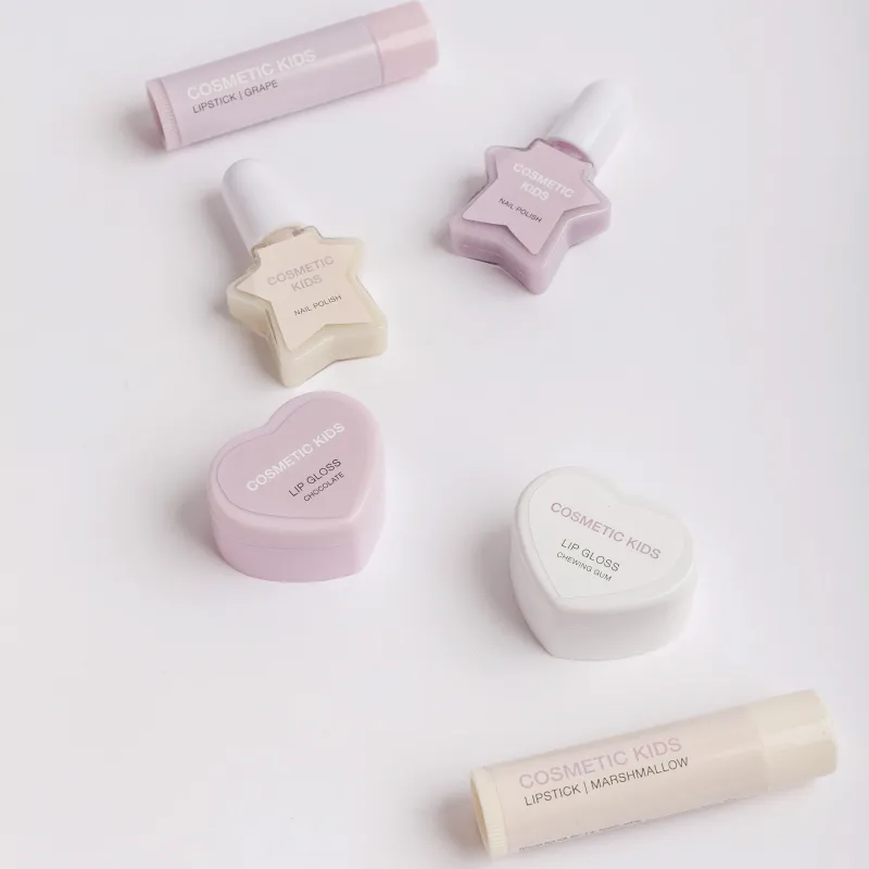 Косметика жиынтығы, балаларға арналған, 15х6 см, 7 зат, пластик, Лаванда қаламы бар сөмке, Cosmetic kids, image-6