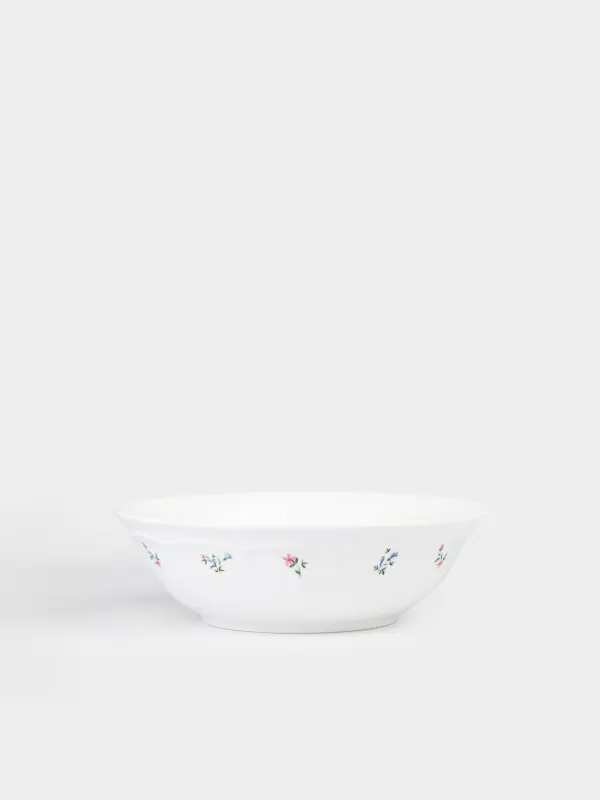 Салат ыдысы, 23х7 см, 1,45 л, фарфор N, ақ, Нәзік гүлдер, El floria, image-0