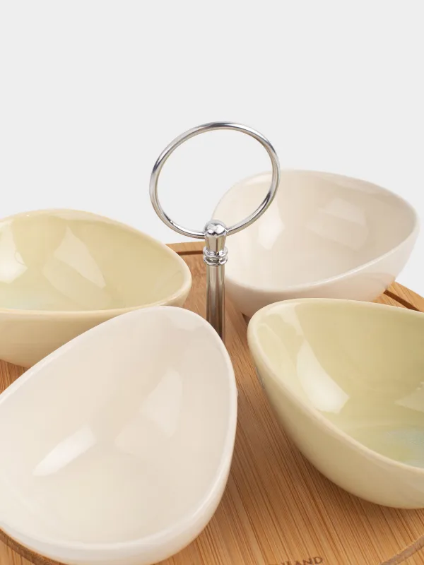 Набор для закусок, на подставке, Bamboo, image-4