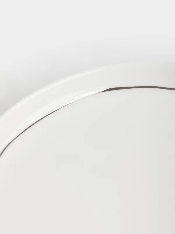 Тарелка закусочная, 20 см, фарфор F, белая, Цветок, Sicily, image-4