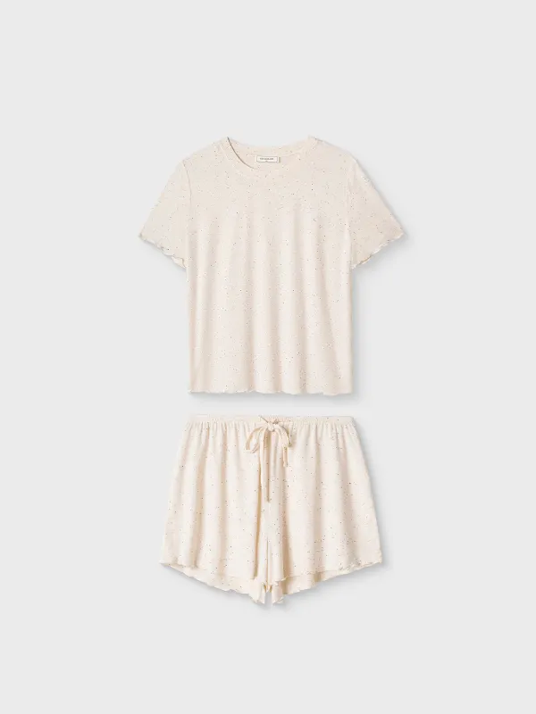 Комплект женский, домашний, р. S, вискоза/спандекс/полиэстер, серый меланж, Mari, image-4