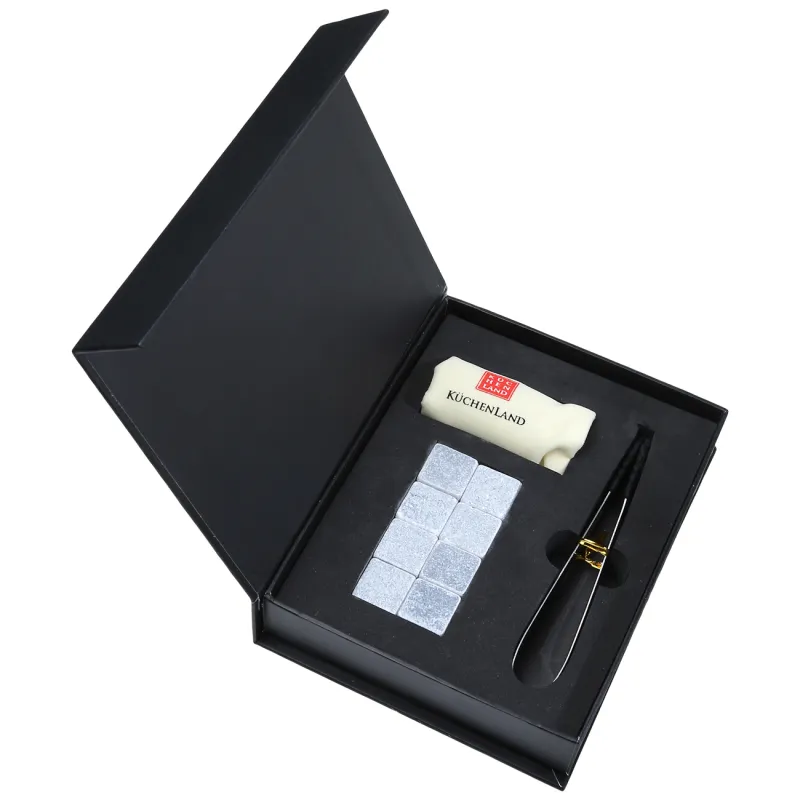 Набор кубиков для охлаждения напитков, 10 пр, с щипцами, стеатит/сталь, Bar, image-1