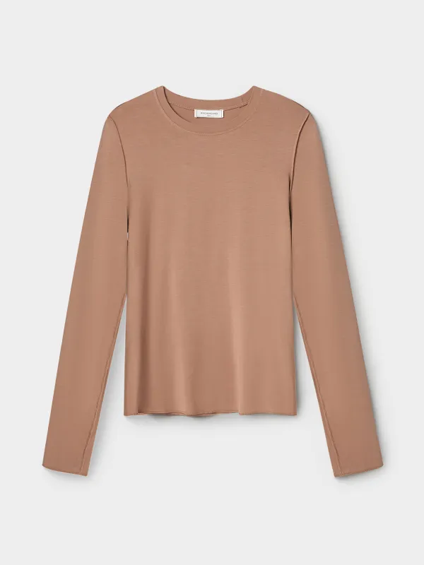 Әйелдерге арналған лонгслив, өлшемі L, вискоза, қоңыр, Colira, image-5