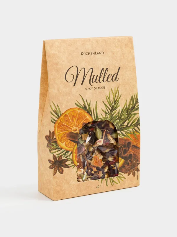 Глинтвейнге арналған қоспа, 30 г, Татымды апельсин, Mulled, image-0