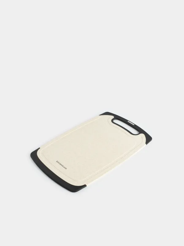 Азық-түлік турайтын тақтай, 32х20 см, тікбұрыш, пластик/резеңке, сүт түсті, Speck-light, image-3