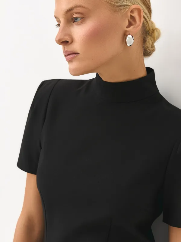 Пуссет сырғалары, 1,5 см, 2 дана, металл, күміс, Jewelry, image-2