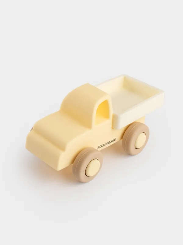 Ойыншық, 11х6 см, силикон, сарғылт-қоңыр, Жүк көлігі, Kiddy, image-1