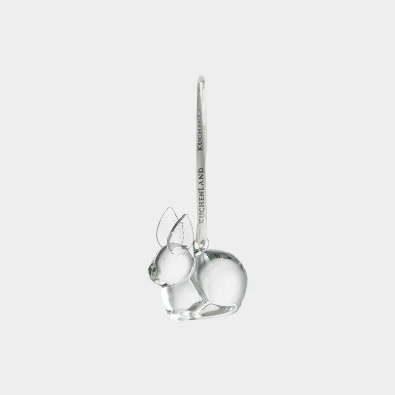 Сәндік салпыншақ, 6 см, шыны, Қоян, Tradition Easter